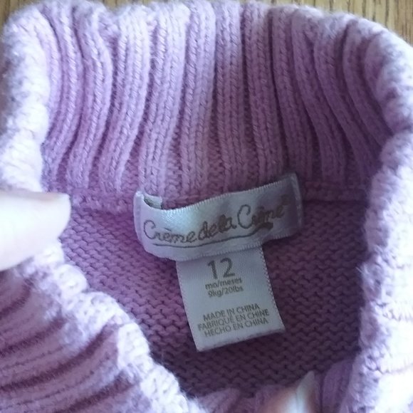 Pink Argyle Detail Sweater Old Money Preppy Size 12 month - Picture 6 of 7